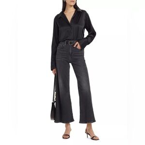 Frame Le Palazzo Crop wide leg jeans in Atmosphere size 26